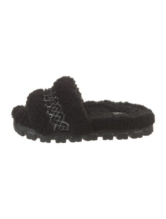 UGG Shearling Patterned Slides