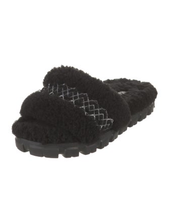 UGG Shearling Patterned Slides