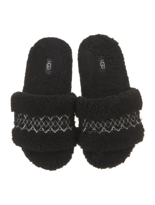 UGG Shearling Patterned Slides