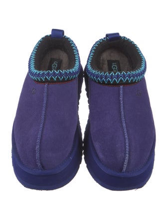 UGG Suede Embroidered Accent Mules