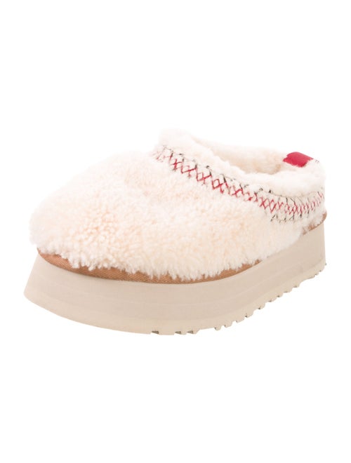 UGG Shearling Embroidered Accent Mules
