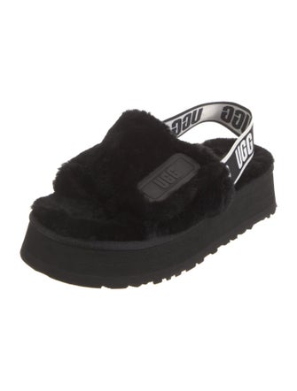 UGG Fur Slingback Sandals
