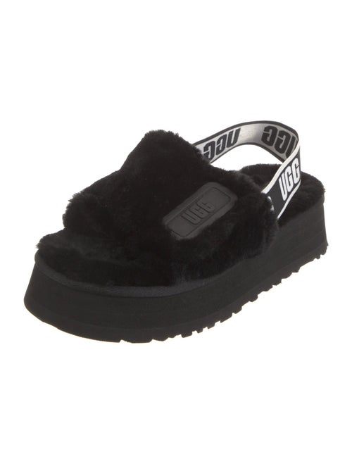 UGG Fur Slingback Sandals