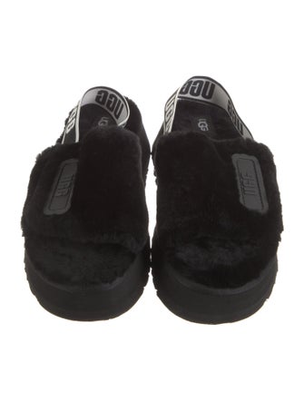UGG Fur Slingback Sandals