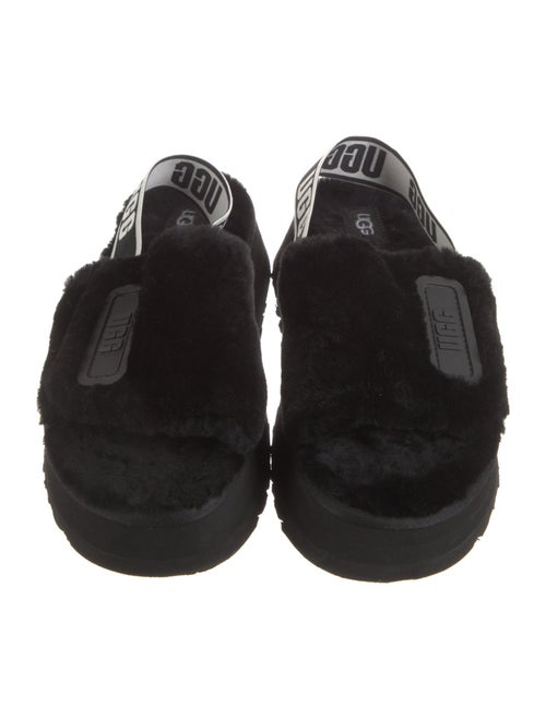 UGG Fur Slingback Sandals