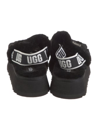 UGG Fur Slingback Sandals