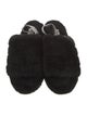UGG Fur Slingback Sandals