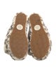 UGG Shearling Animal Print Slides