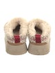 UGG Shearling Embroidered Accent Mules
