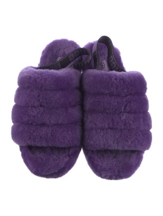 UGG Shearling Slingback Sandals