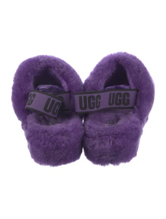 UGG Shearling Slingback Sandals