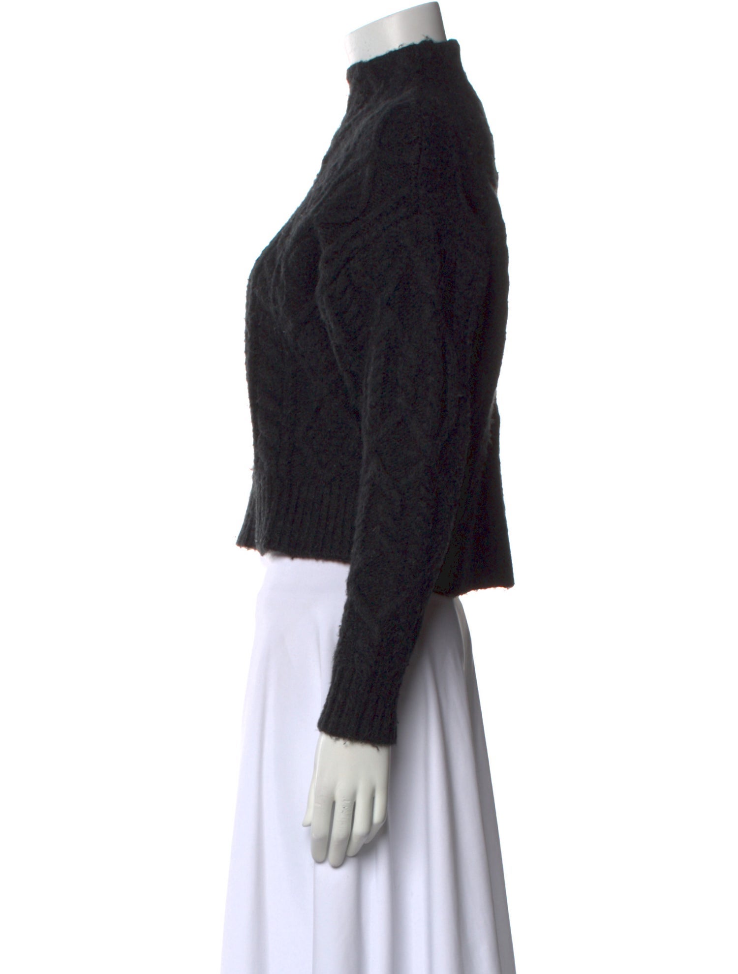 UGG Animal Print Mock Neck Sweater