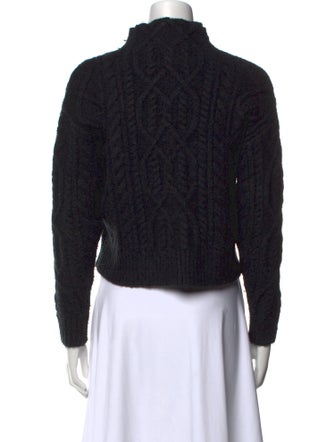 UGG Animal Print Mock Neck Sweater