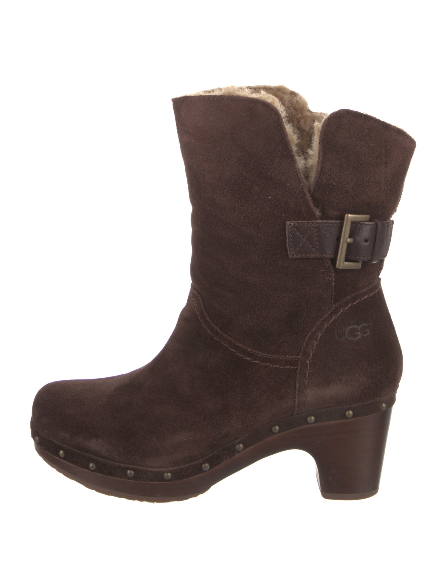 UGG Suede Moto Boots