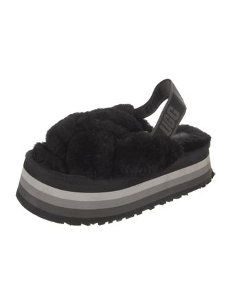 UGG Fur Slingback Sandals