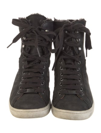 UGG Suede Wedge Sneakers