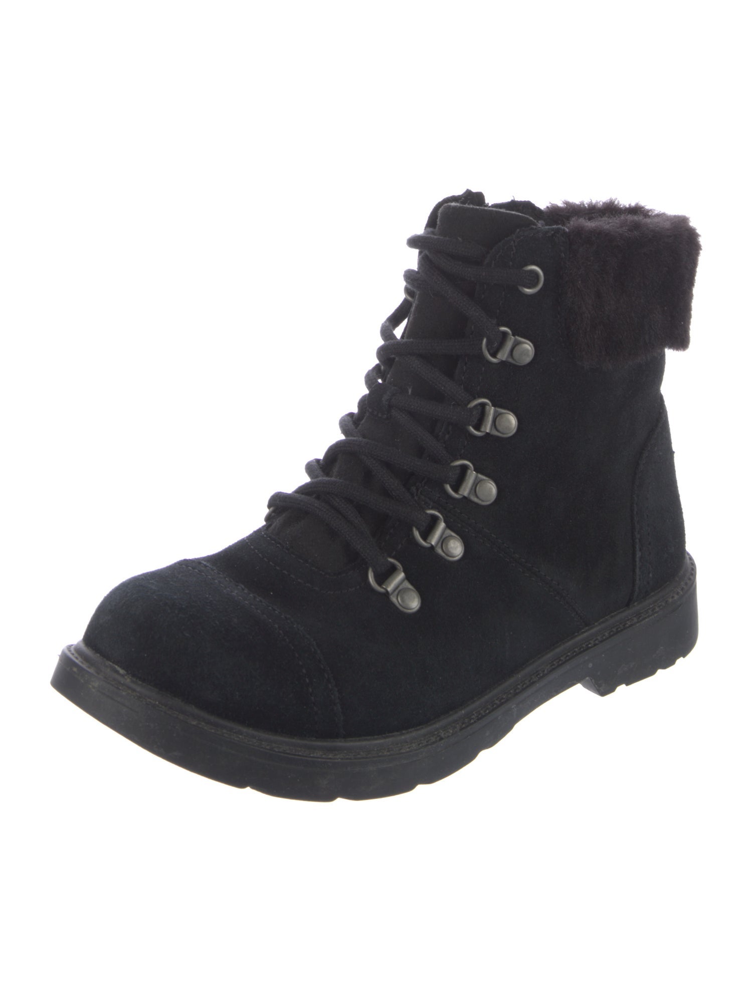 UGG Suede Combat Boots
