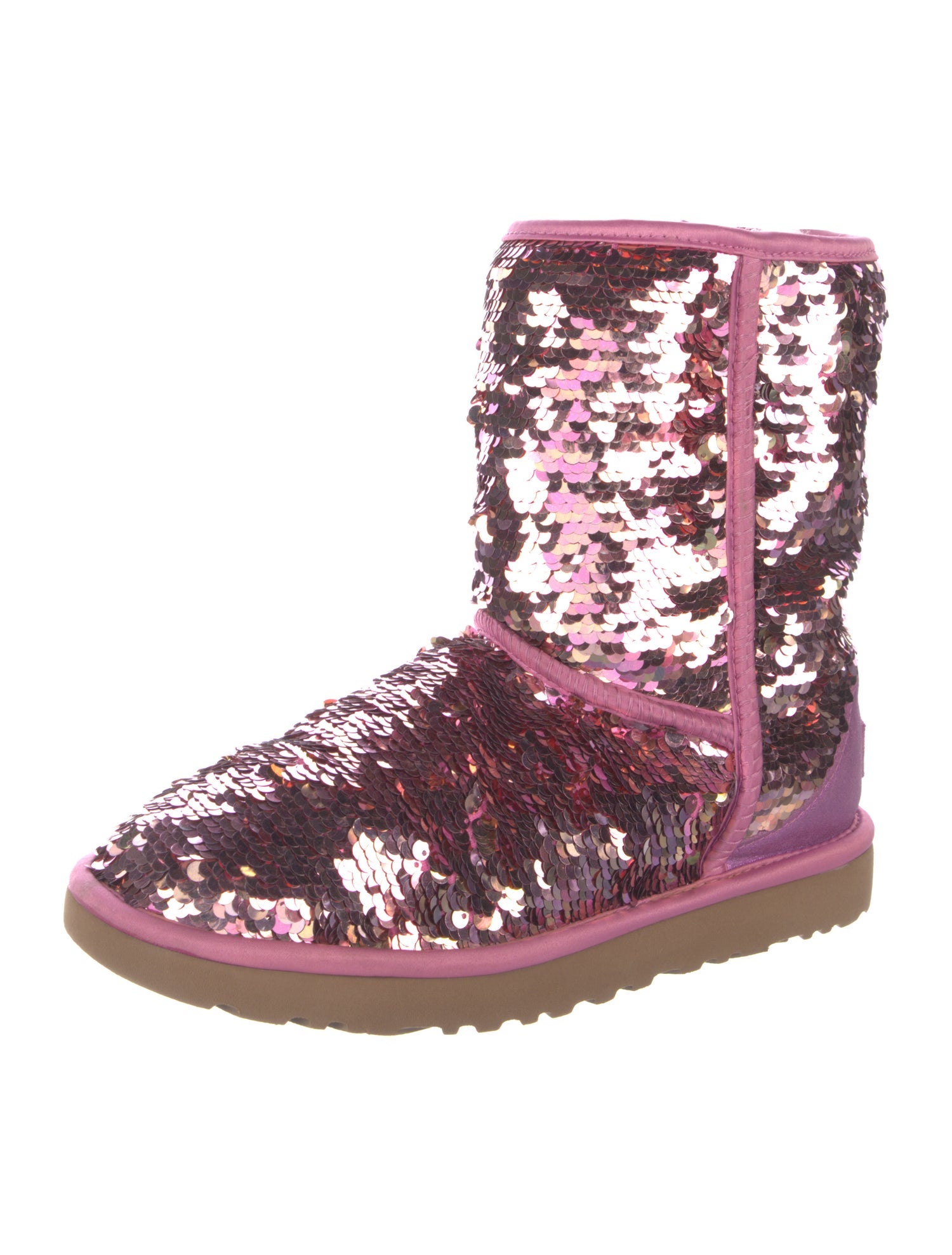 UGG Sequins Combat Boots