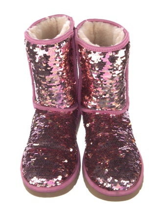UGG Sequins Combat Boots