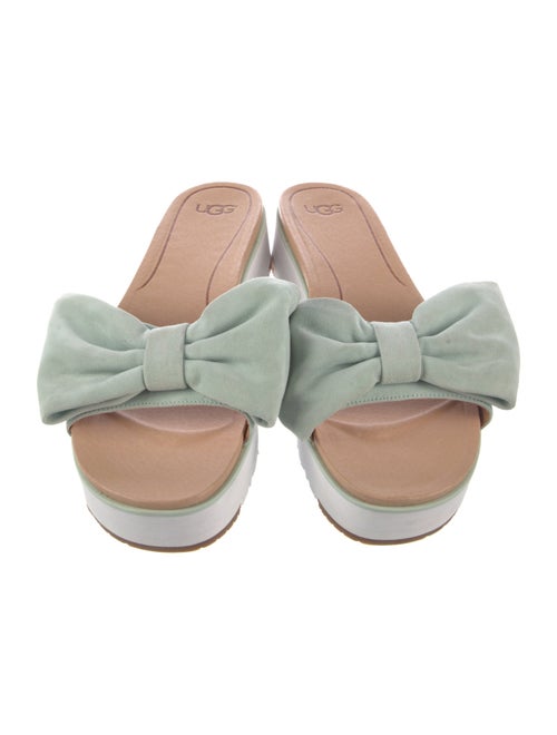 UGG Suede Bow Accents Slides