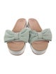 UGG Suede Bow Accents Slides