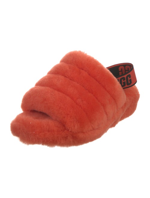 UGG Fur Slingback Sandals