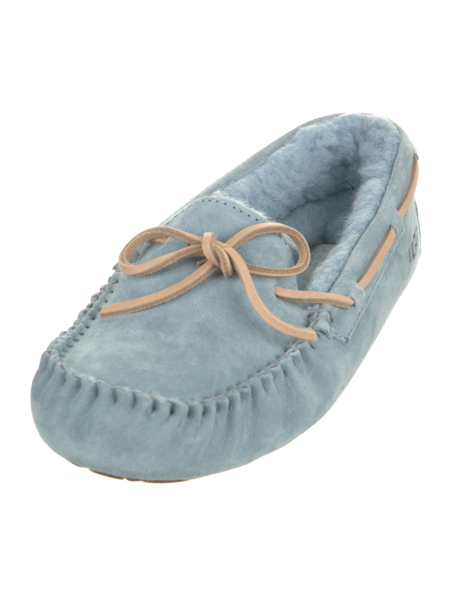 UGG Suede Bow Accents Moccasins