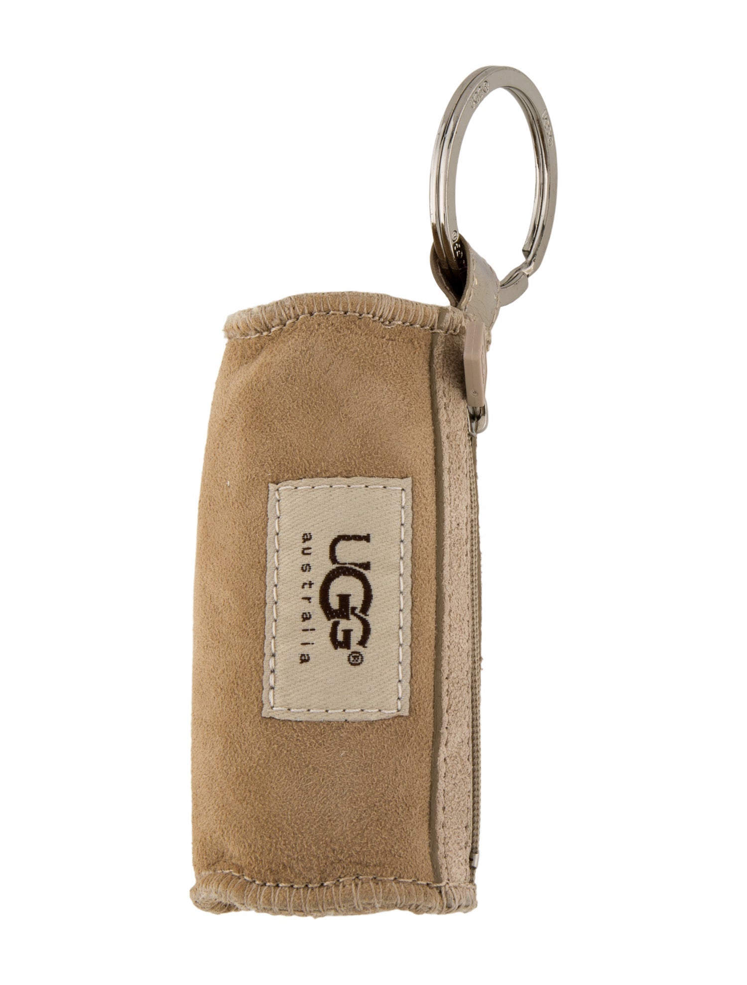 UGG Suede Keychain Mini Bag