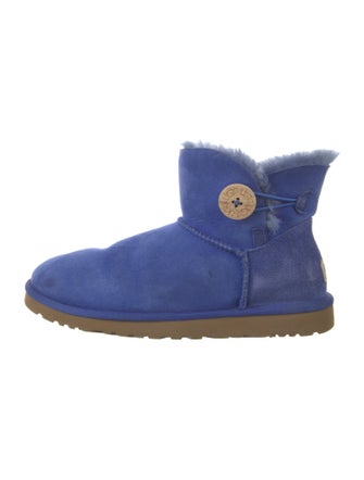 UGG Suede Colorblock Pattern Boots