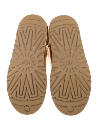 UGG Suede Colorblock Pattern Boots