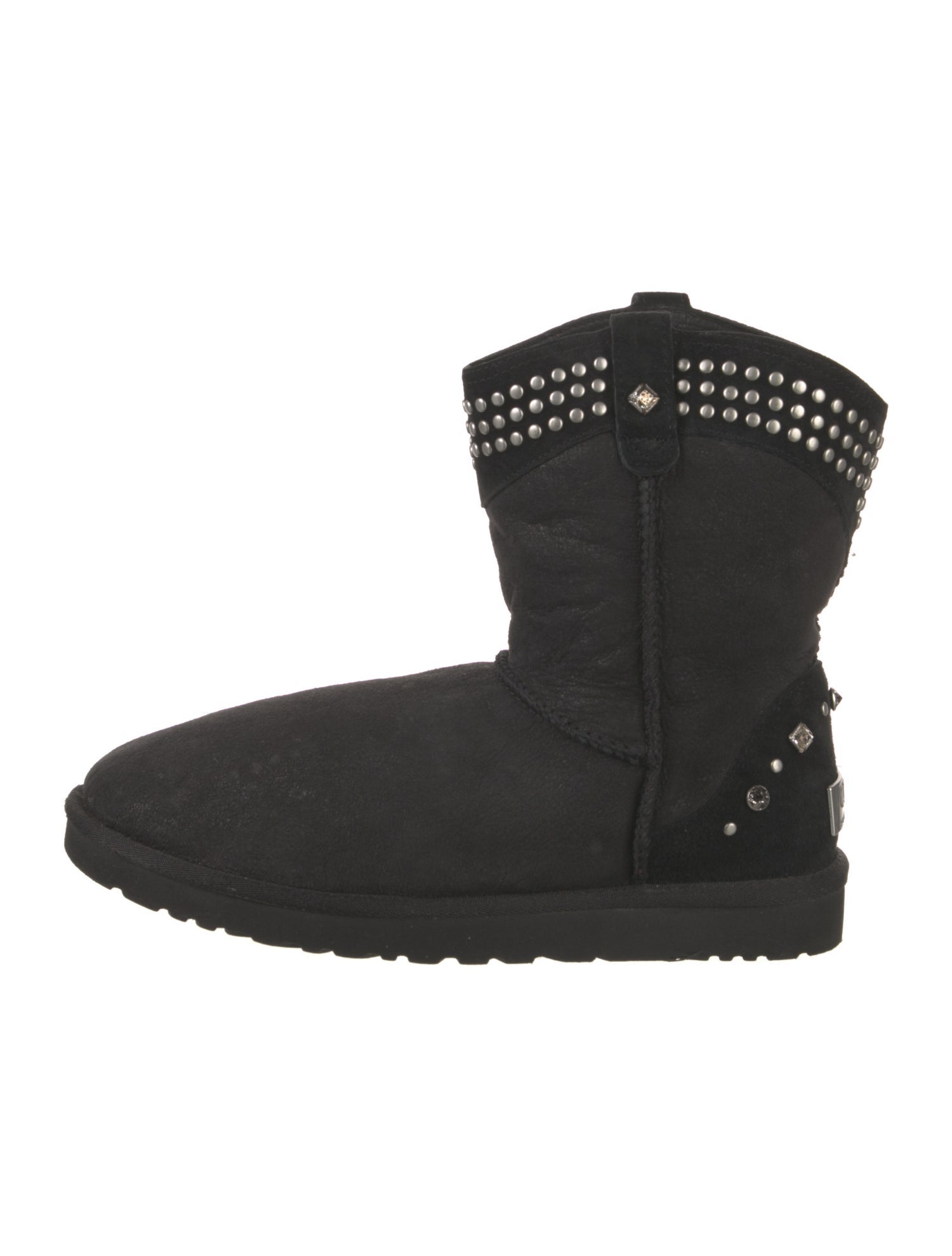 UGG Suede Crystal Embellishments Boots