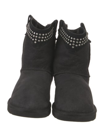 UGG Suede Crystal Embellishments Boots