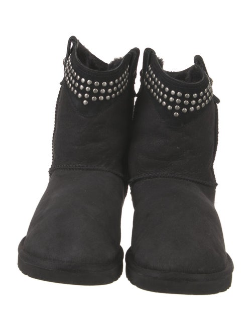 UGG Suede Crystal Embellishments Boots