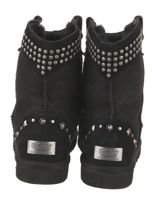 UGG Suede Crystal Embellishments Boots
