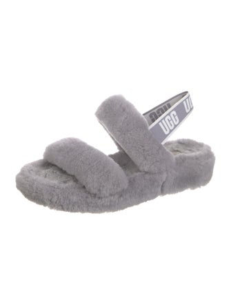 UGG Shearling Printed Espadrilles