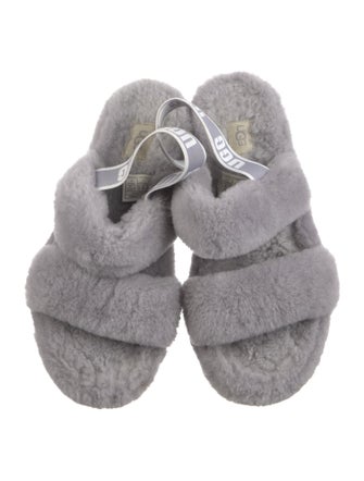 UGG Shearling Printed Espadrilles