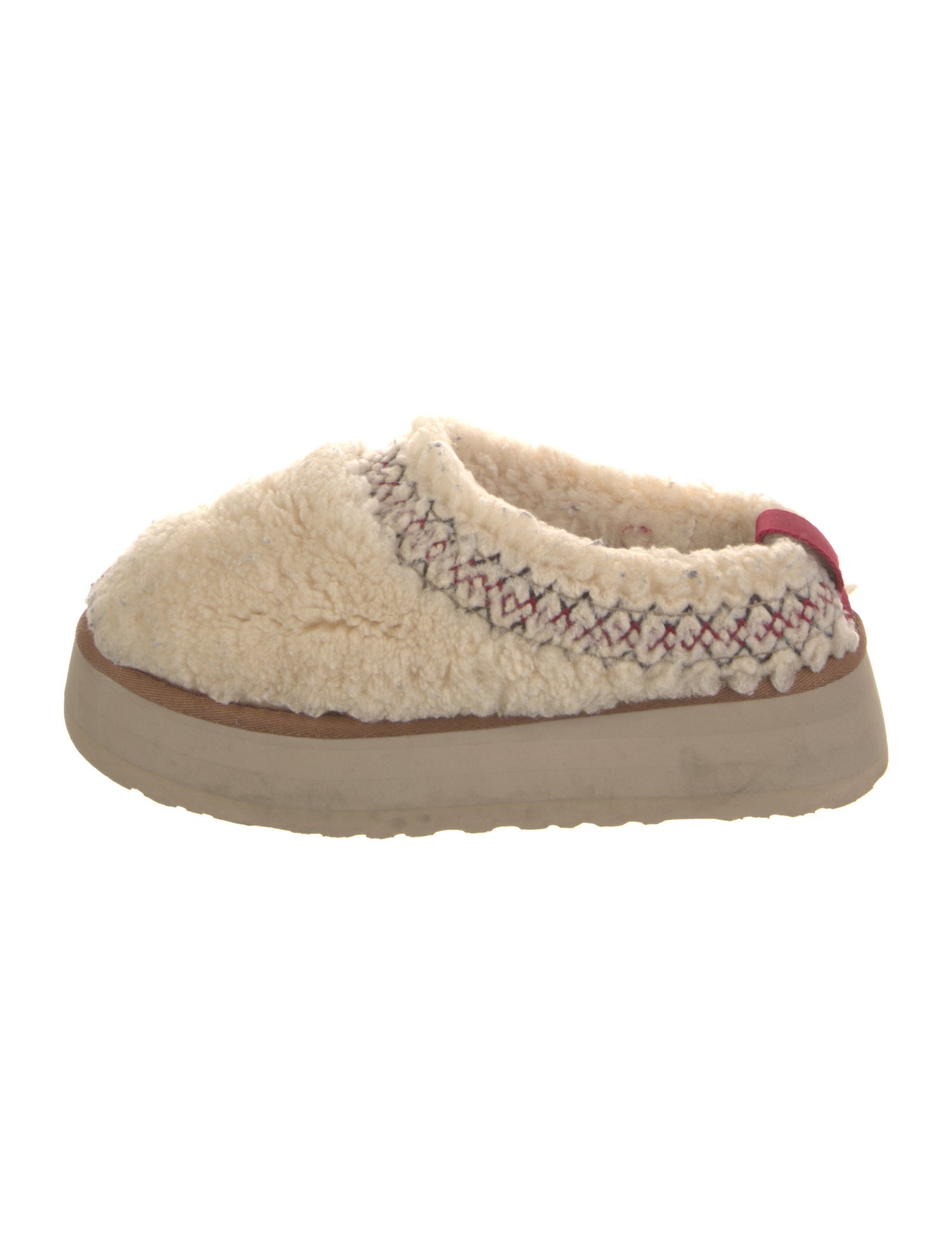 UGG Shearling Embroidered Accent Espadrilles