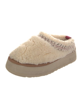UGG Shearling Embroidered Accent Espadrilles