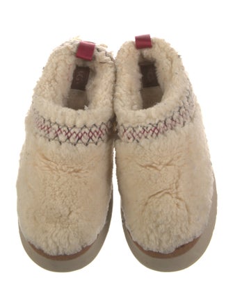 UGG Shearling Embroidered Accent Espadrilles
