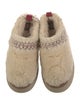 UGG Shearling Embroidered Accent Espadrilles