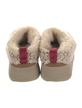 UGG Shearling Embroidered Accent Espadrilles