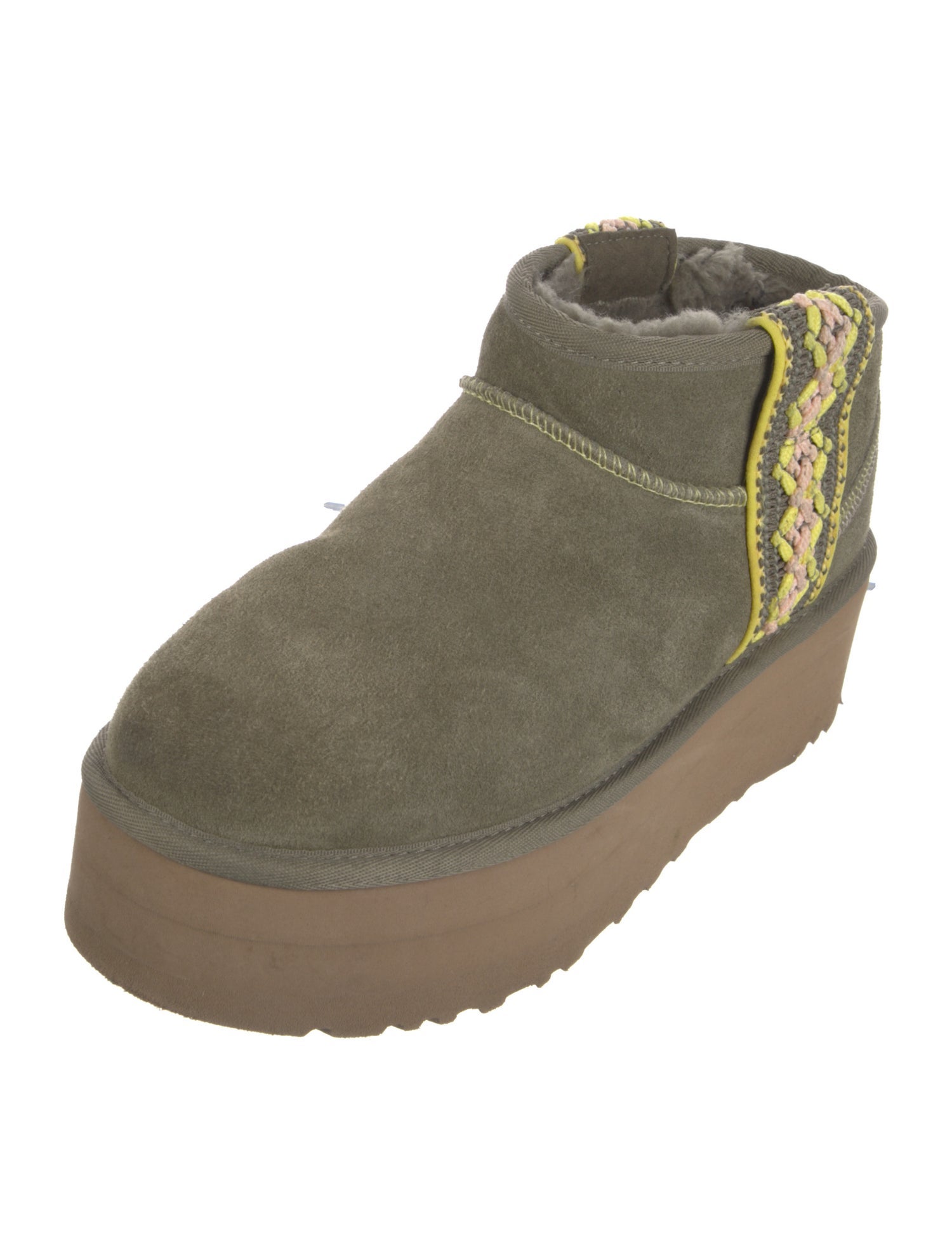 UGG Suede Printed Oxfords