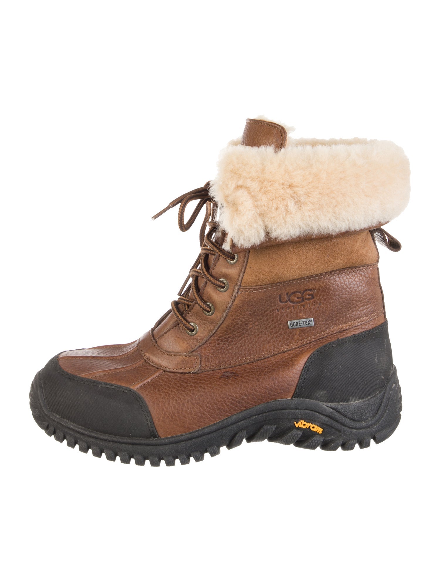 UGG Leather Lace-Up Boots
