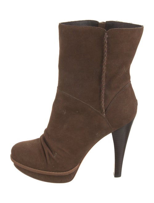 UGG Suede Whipstitch Trim Boots