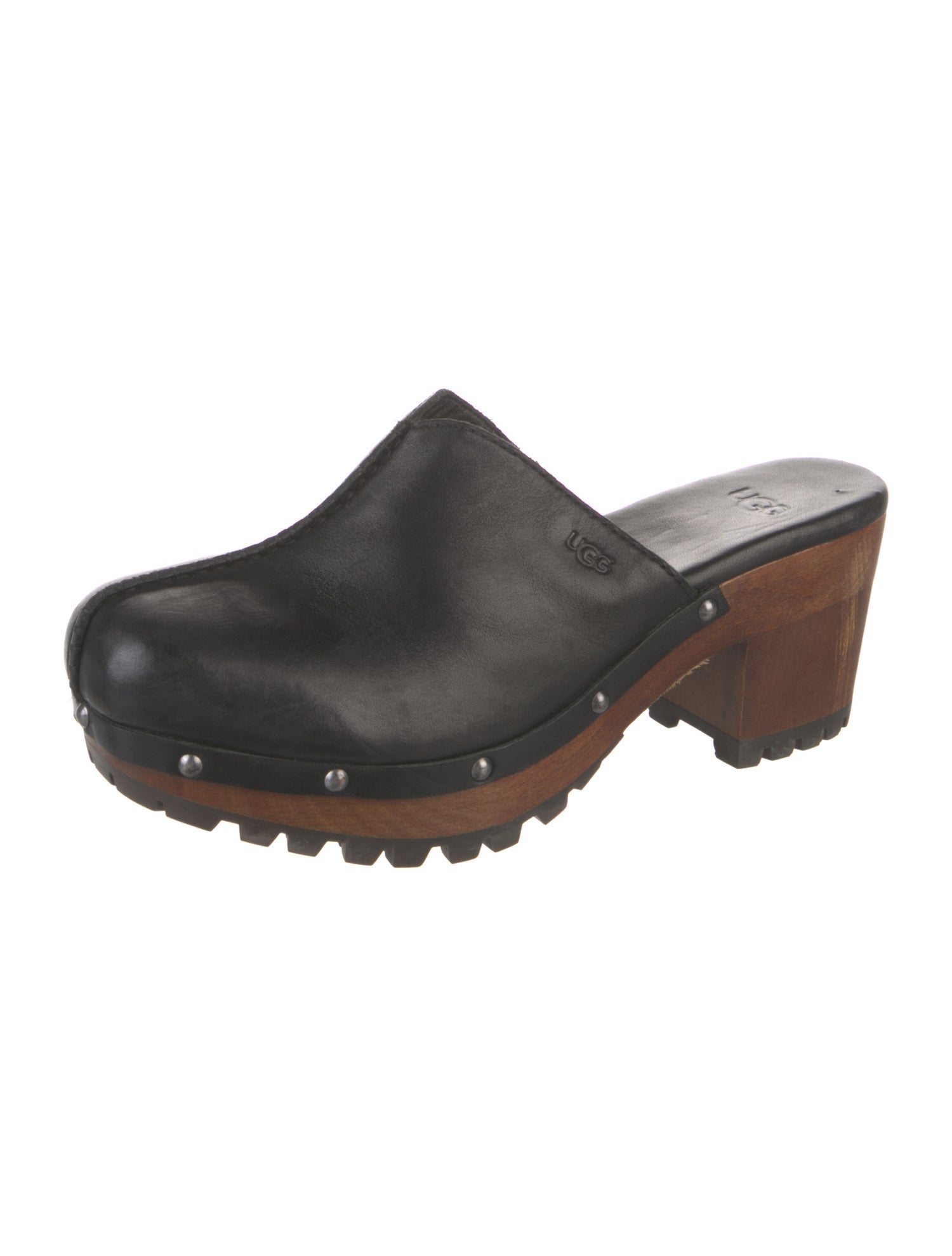 UGG Leather Studded Accents Mules
