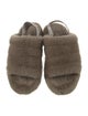 UGG Shearling Slingback Sandals