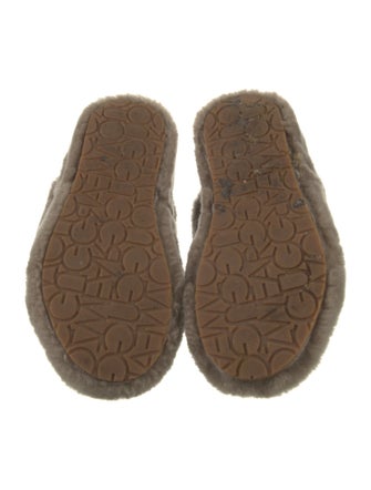 UGG Shearling Slingback Sandals