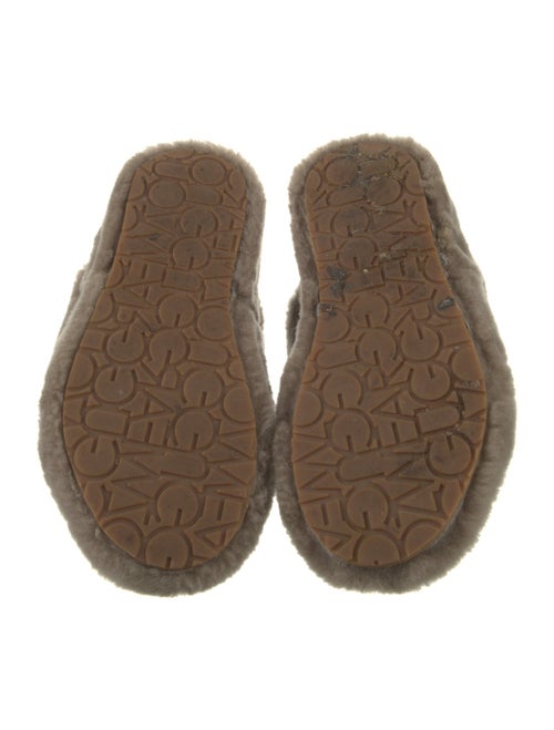 UGG Shearling Slingback Sandals