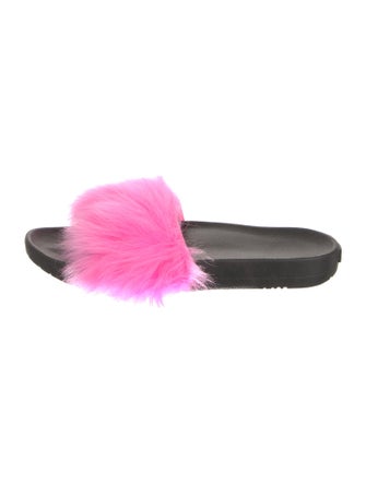 UGG Faux Fur Slides