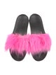 UGG Faux Fur Slides